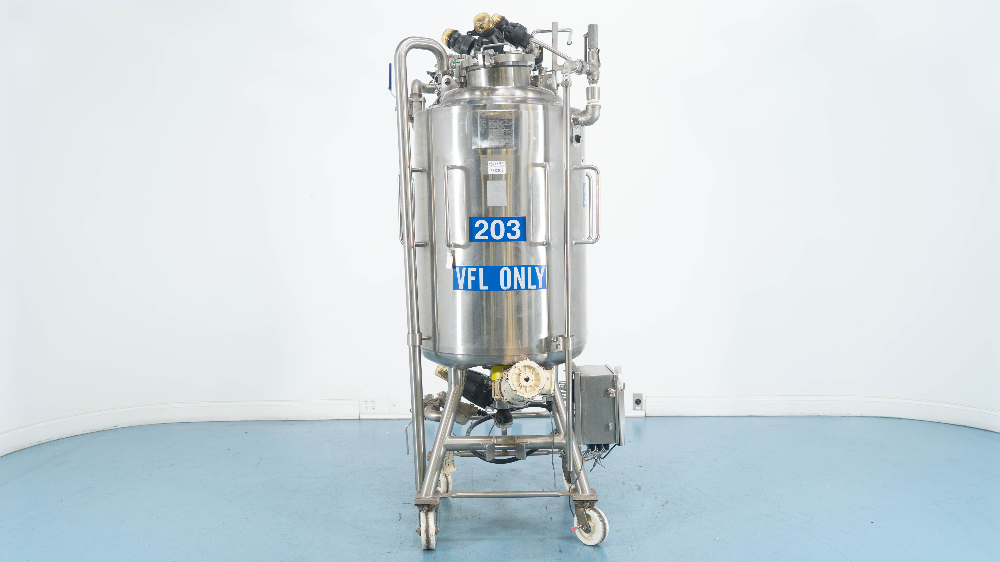 Image of Precision Stainless 250 Liter Stainless Steel Jacketed Reactor w/ Agitation